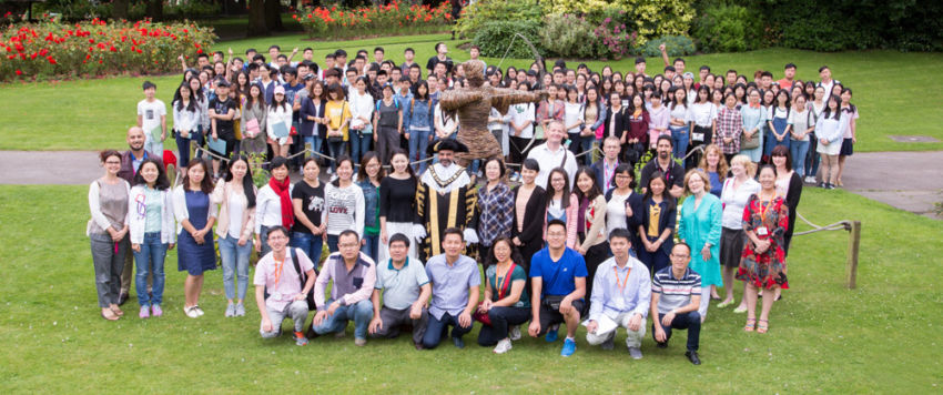 International Students Robin Hood Statue